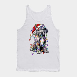 Christmas Puppy Tank Top